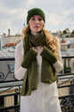 Ensemble Bonnet, écharpe, Gants D'hiver - Unisexe, Acrylique Doux, Gants Tactiles, Doublure Polaire, 3 Couleurs - 11