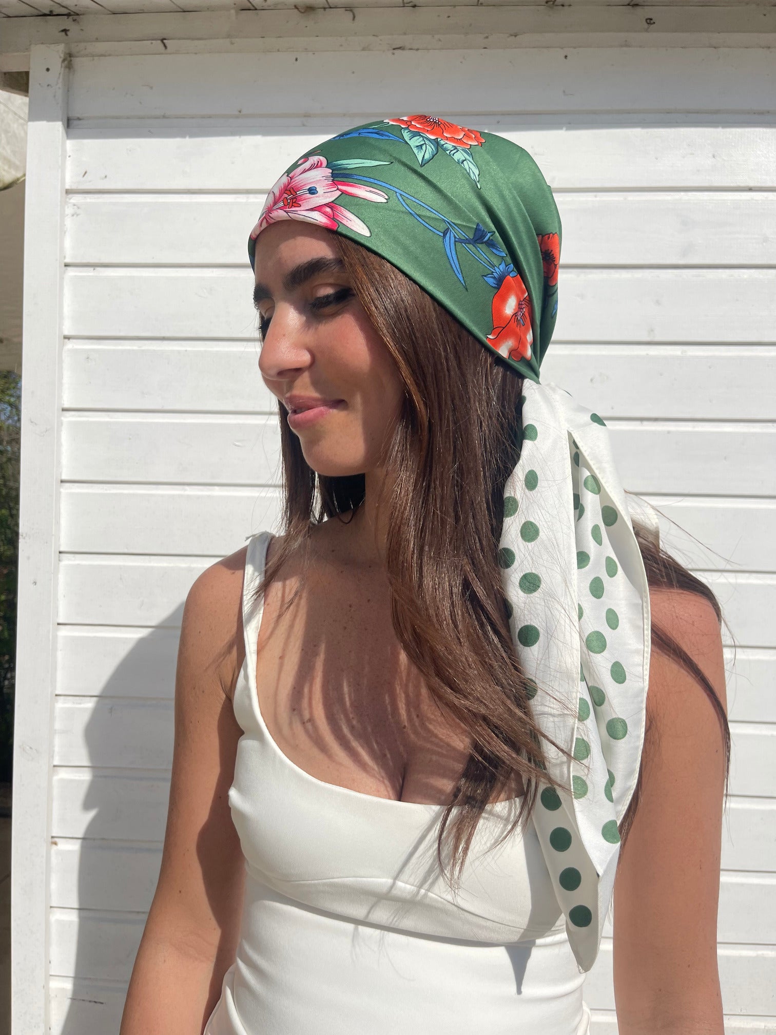 Foulard Abby – 90x90 cm – Effet Soie