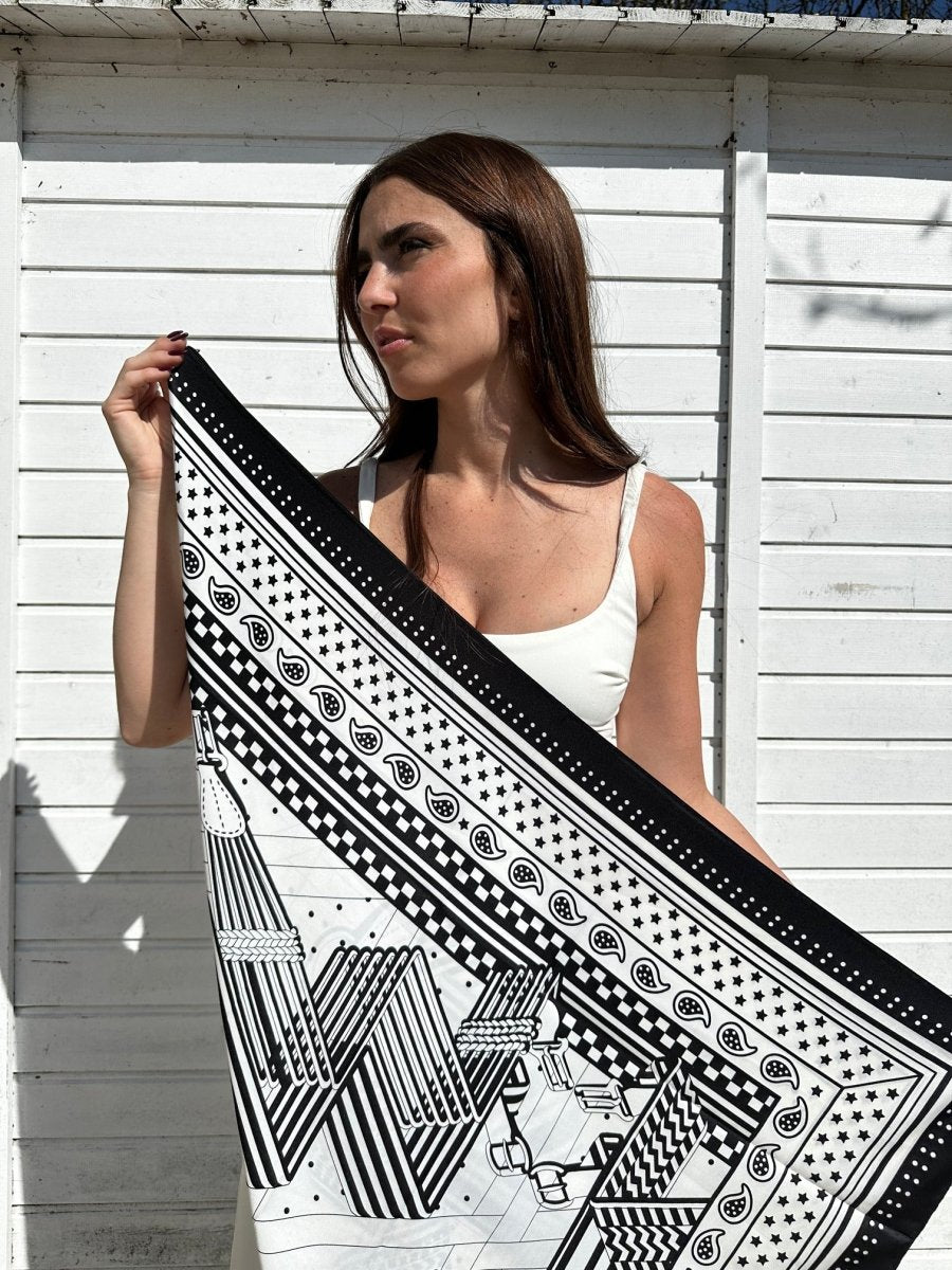 Foulard Abby – 90x90 cm – Effet Soie - Joe & Mey