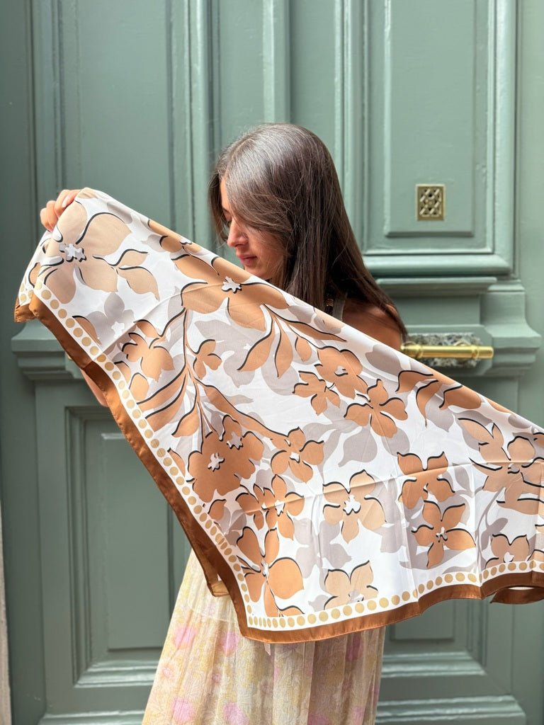 Foulard Abby – 90x90 cm – Effet Soie - Joe & Mey