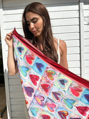 Foulard Abby – 90x90 cm – Effet Soie - Joe & Mey