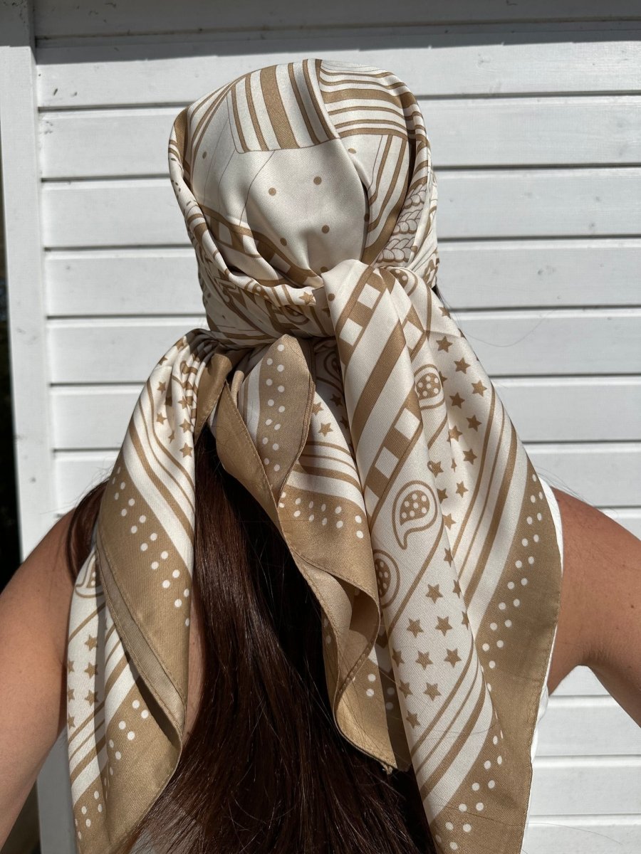 Foulard Abby – 90x90 cm – Effet Soie - Joe & Mey
