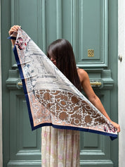 Foulard Abby – 90x90 cm – Effet Soie - Joe & Mey