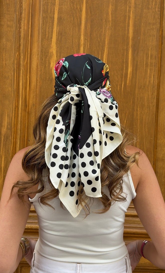 Foulard Abby – 90x90 cm – Effet Soie - Joe & Mey
