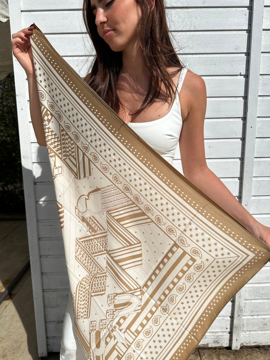 Foulard Abby – 90x90 cm – Effet Soie - Joe & Mey