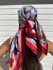 Foulard Abby – 90x90 cm – Effet Soie - Joe & Mey