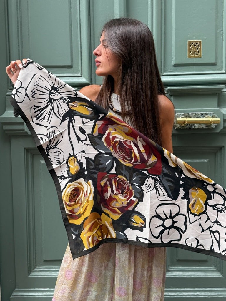 Foulard Abby – 90x90 cm – Effet Soie - Joe & Mey