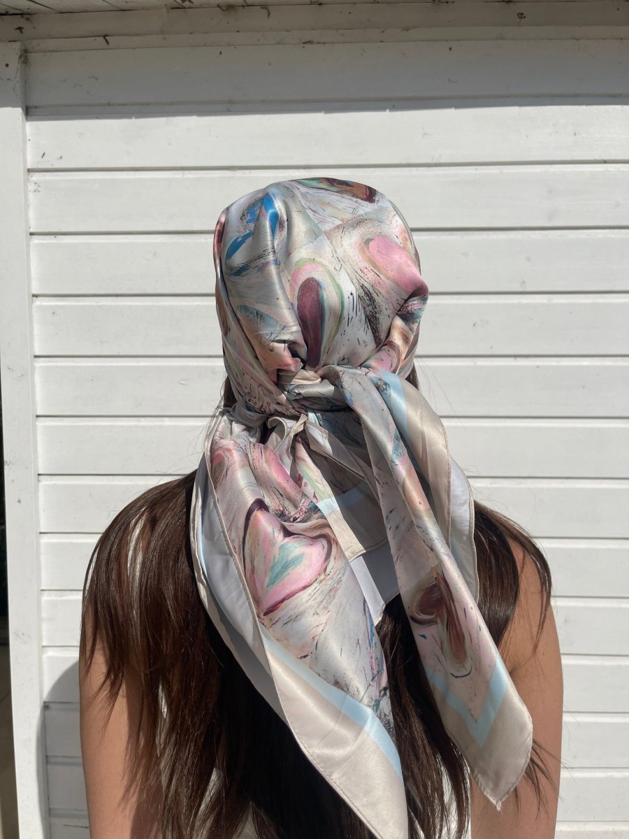 Foulard Abby – 90x90 cm – Effet Soie - Joe & Mey