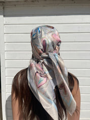 Foulard Abby – 90x90 cm – Effet Soie - Joe & Mey