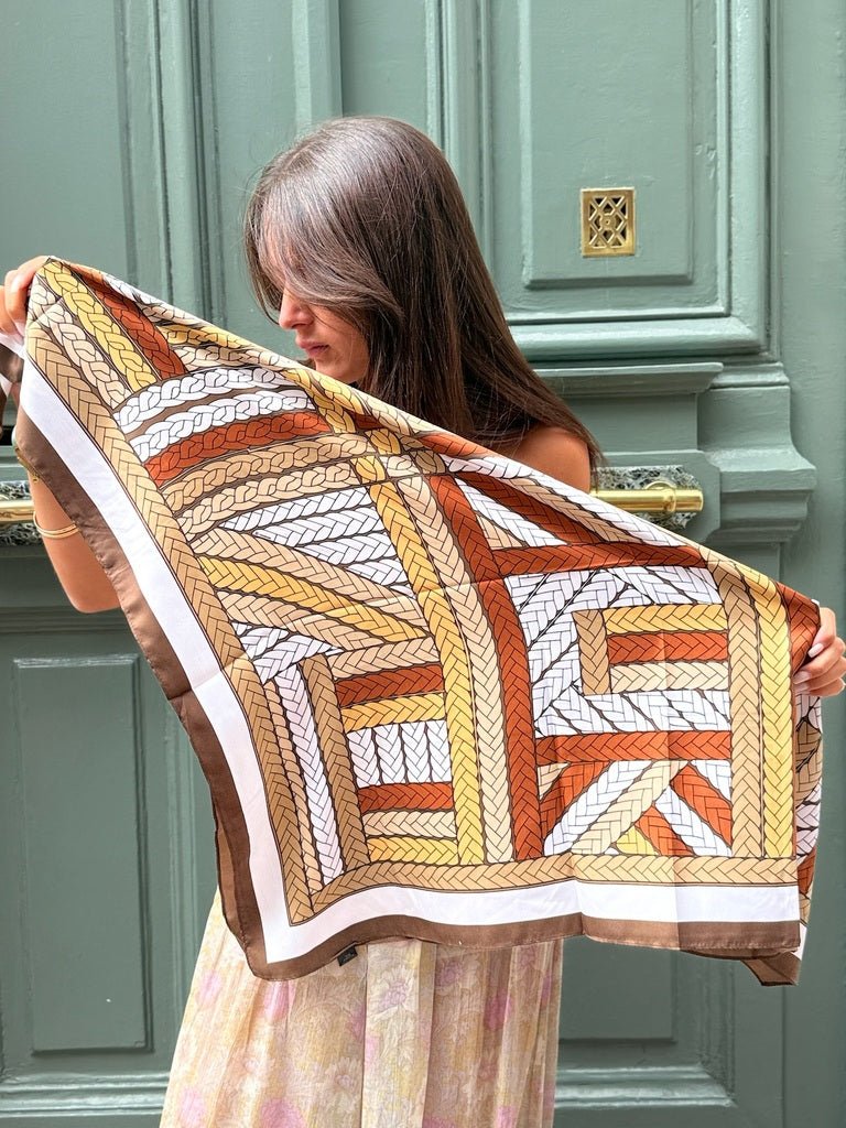Foulard Abby – 90x90 cm – Effet Soie - Joe & Mey