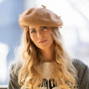 Béret en Laine avec voilette